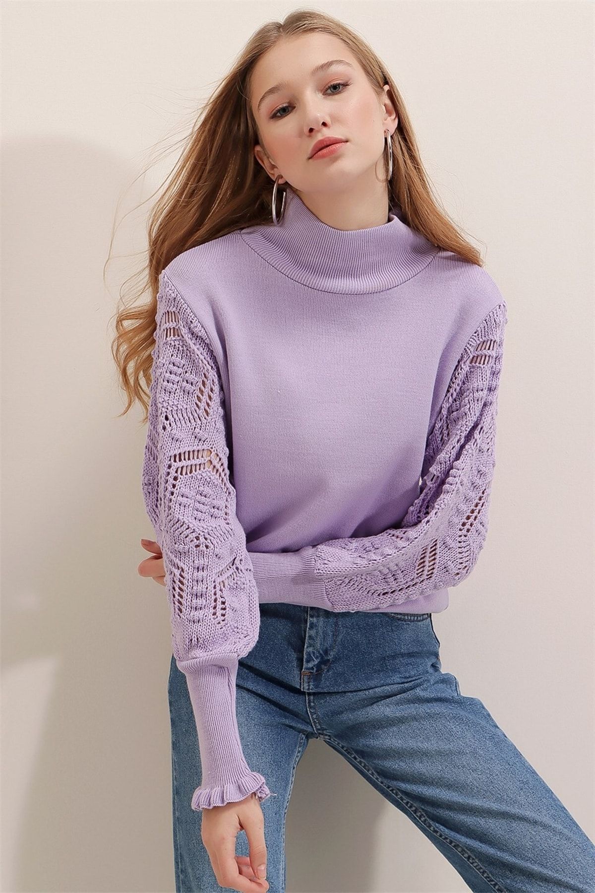 Lilac turtleneck hot sale