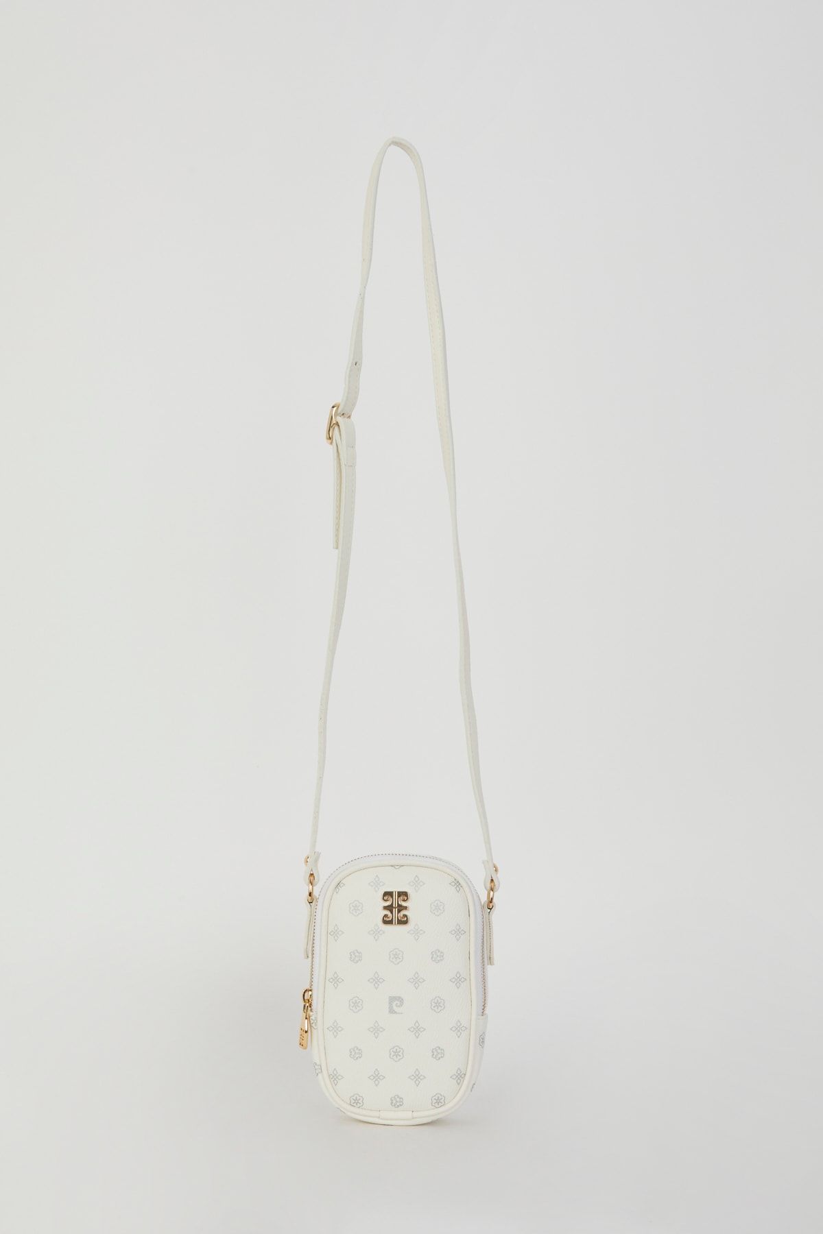 کیف کوچک موبایل سفید زنانه پیرکاردین Pierre Cardin