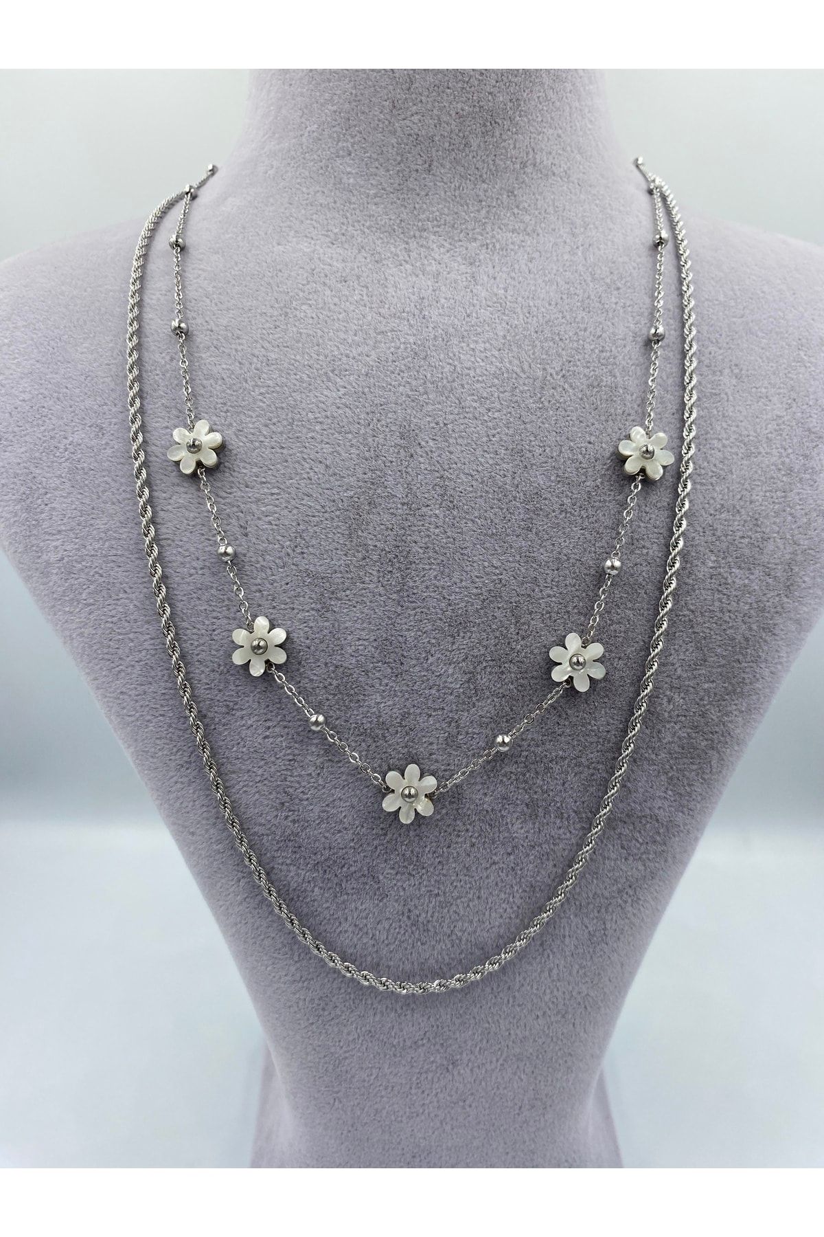 Stainless steel best sale jewelry set