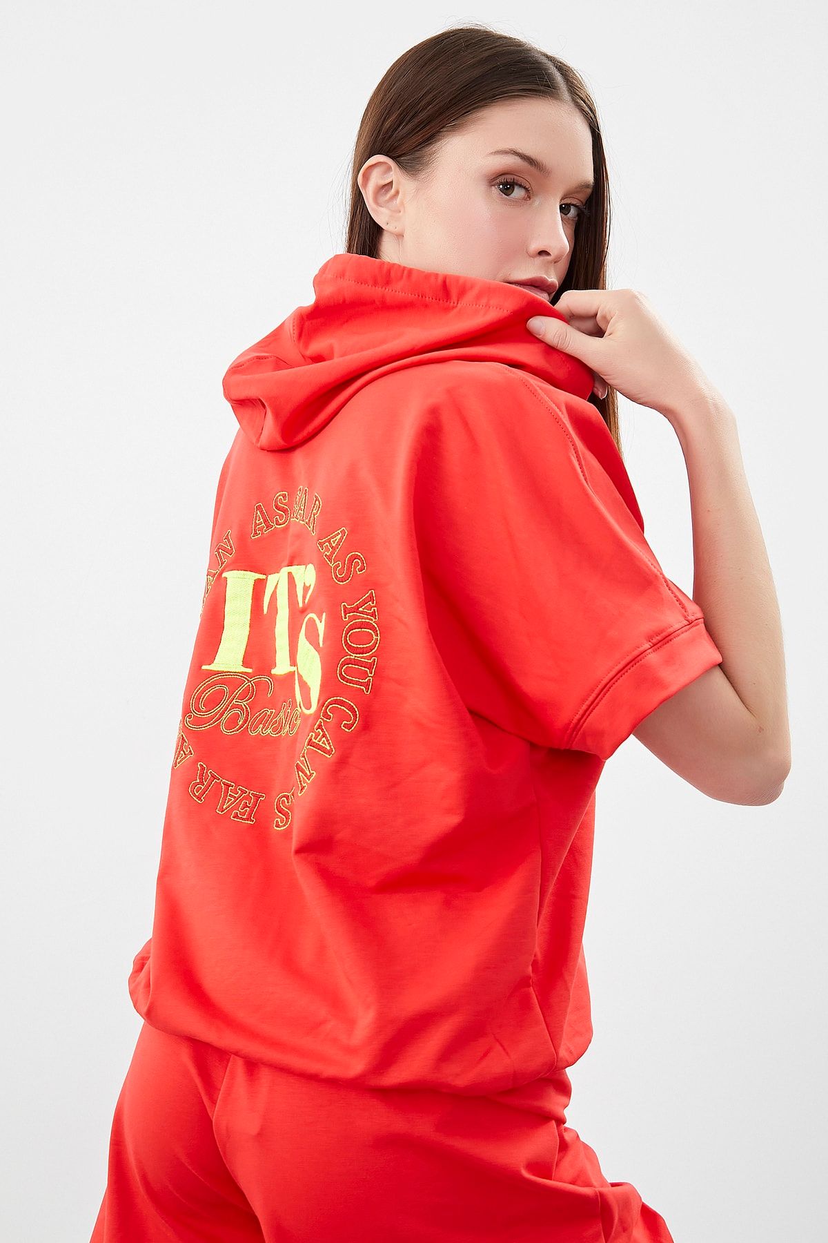 Womens discount coral sweatshirt