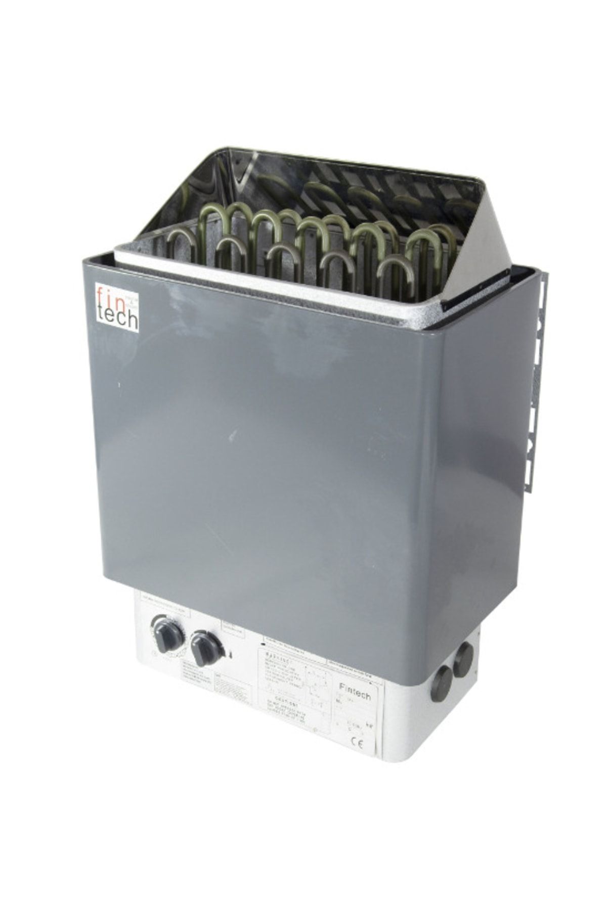 Fintech Gövdeden Kumandalı Sauna Sobası Ftn Model 3 Kw 2-4 M3 (20 Kg Taş)