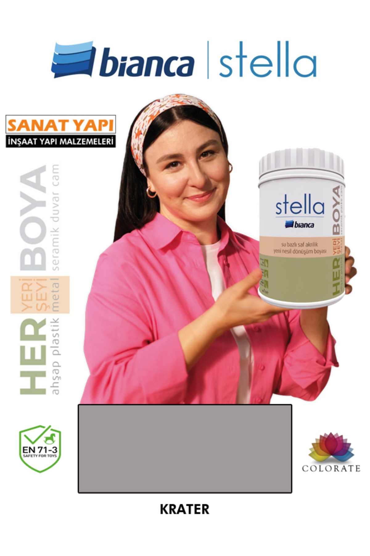 Stella Water Based Acrylic Paint Colorful
