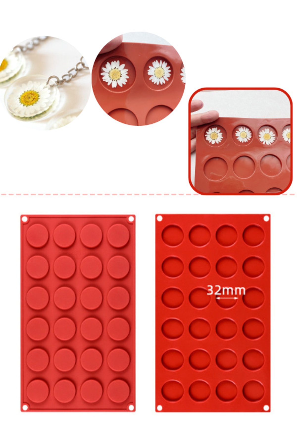 Sirius Hobi Epoksi Kolye Anahtarlık Çoklu Magnet Kalıbı