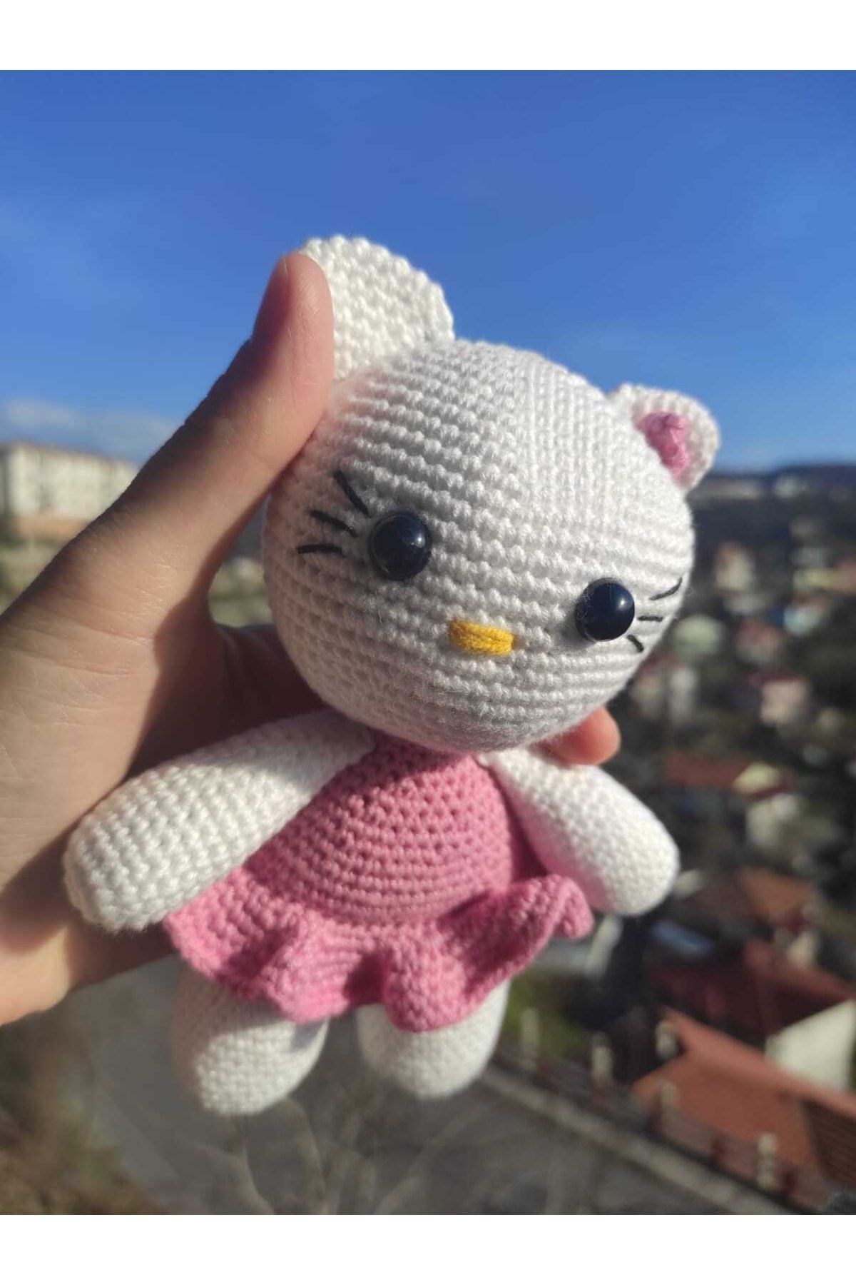 Hello Kitty Amigurumi Oyuncak Bebek El Yapımı Organik