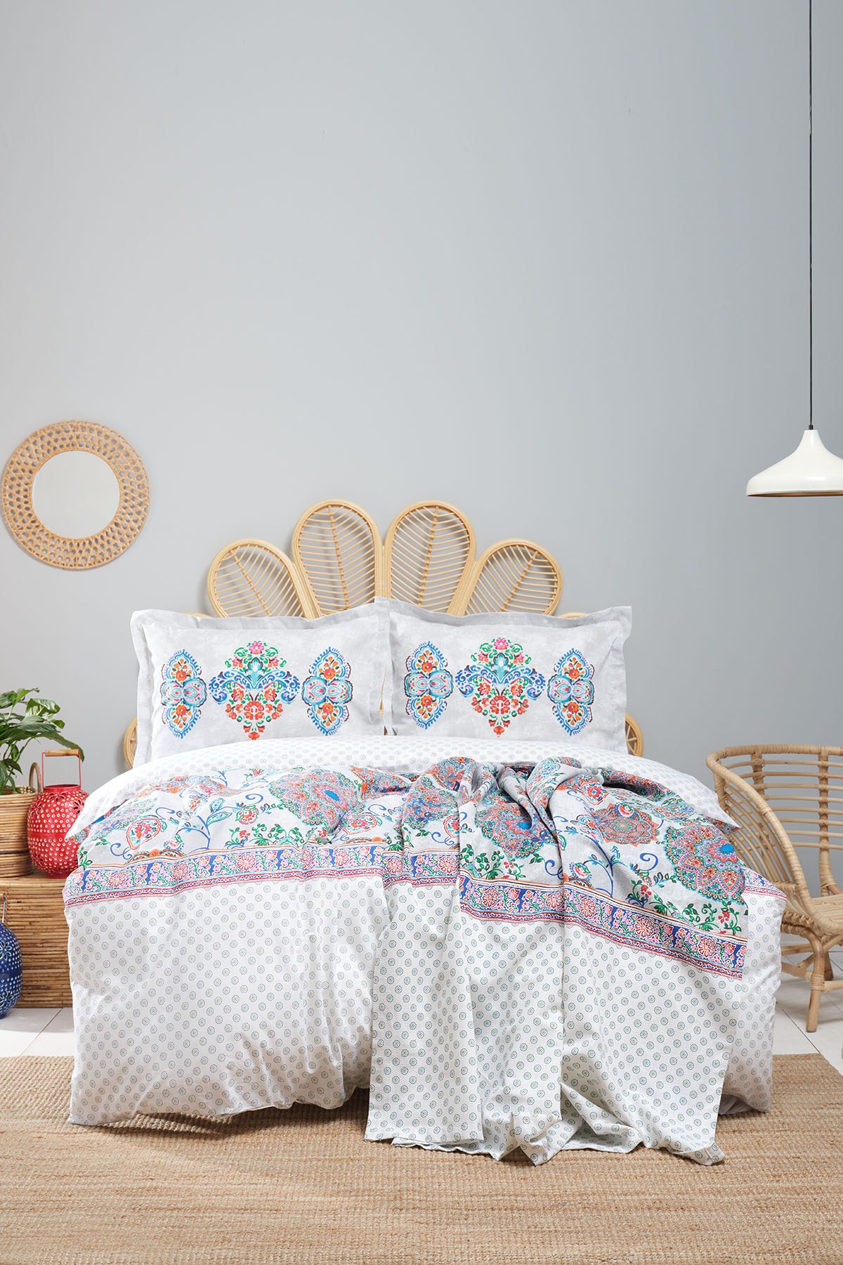 سرویس خواب  آبی Karaca Home | 200.18.01.0016 اورجینال - تصویر 2