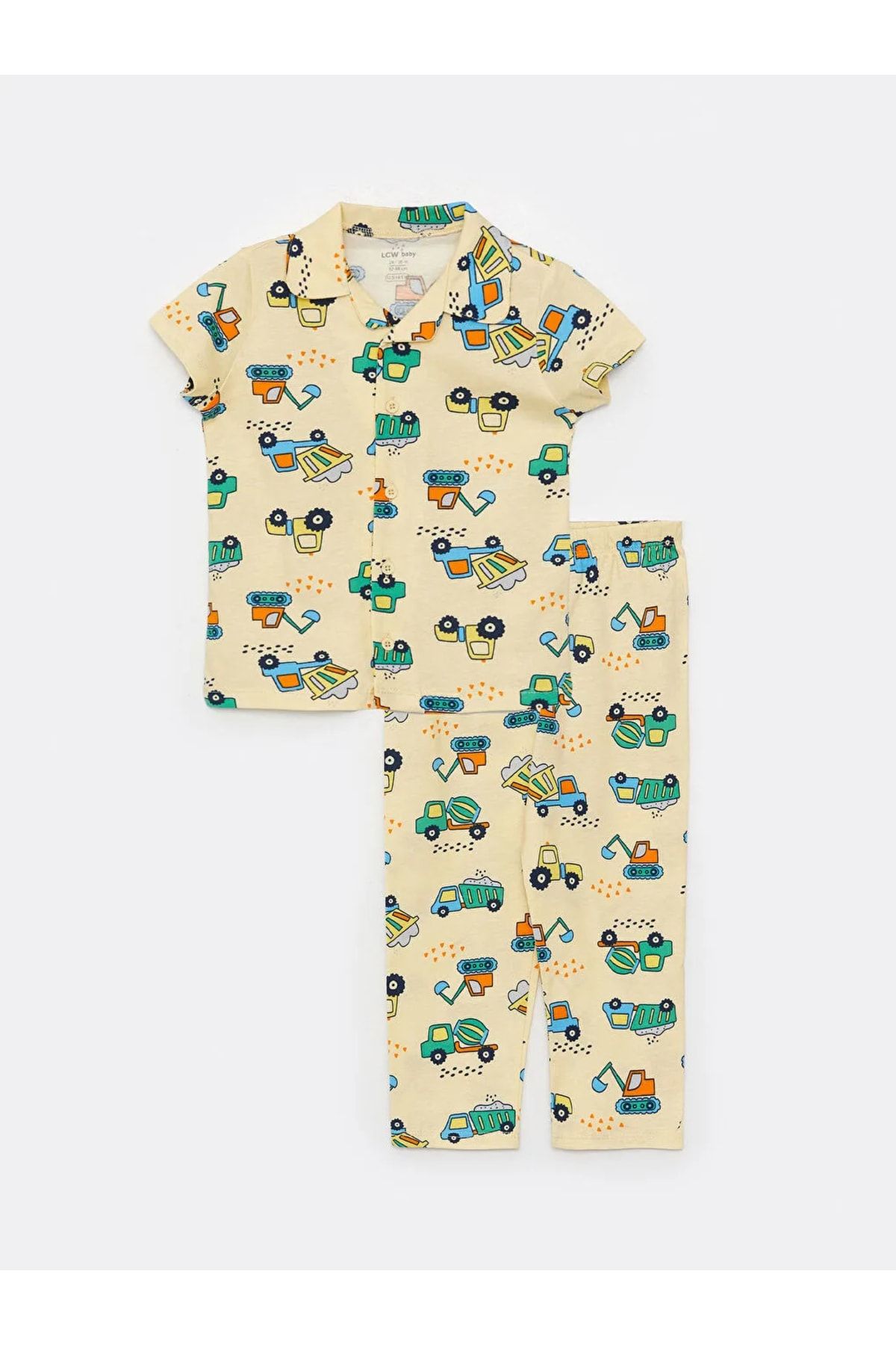 LC Waikiki Pyjama Gelb Print