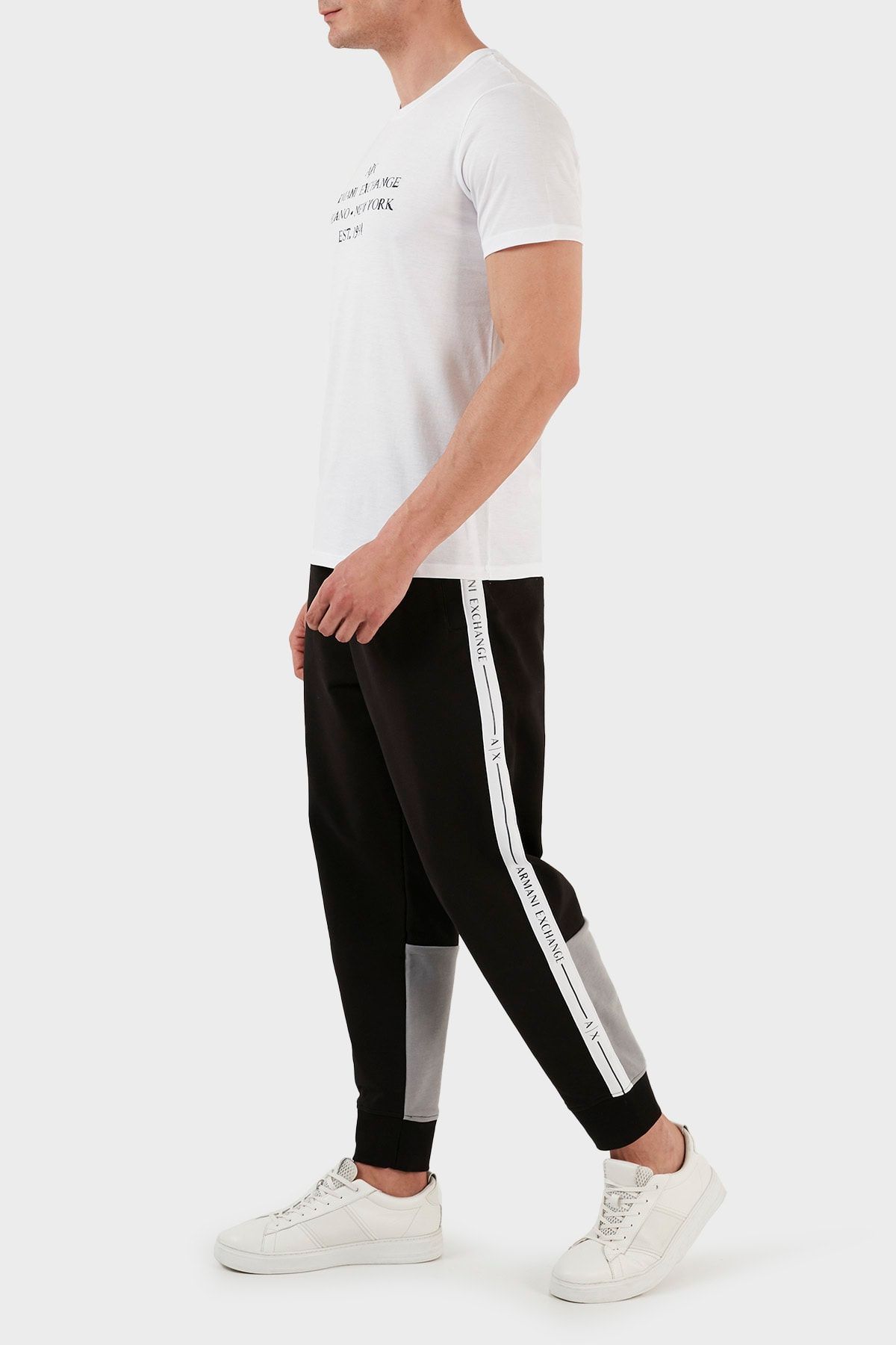 Armani Exchange Pants | Triacetate athletic-style trousers White - Mens |  Thor Miniatures