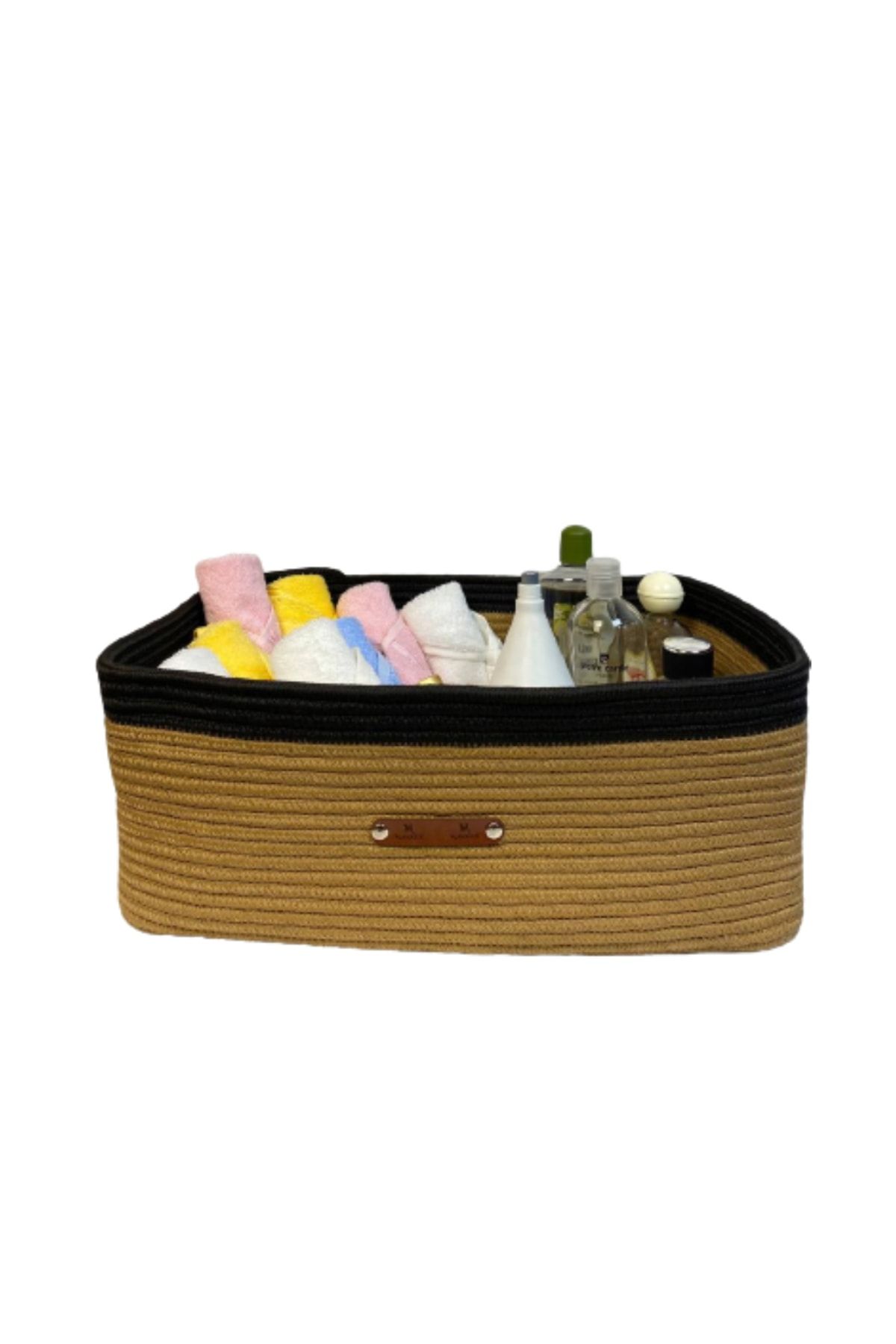 MaVaux-Rectangular Jute Basket - Cascarilla 4