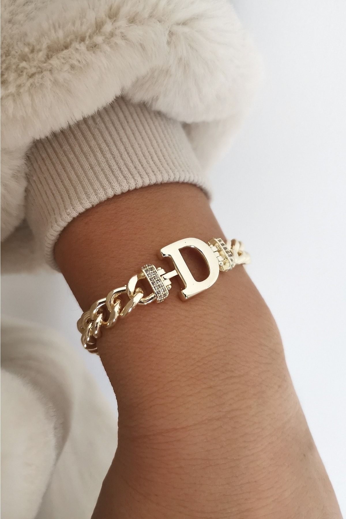 Christian dior online gold bracelet