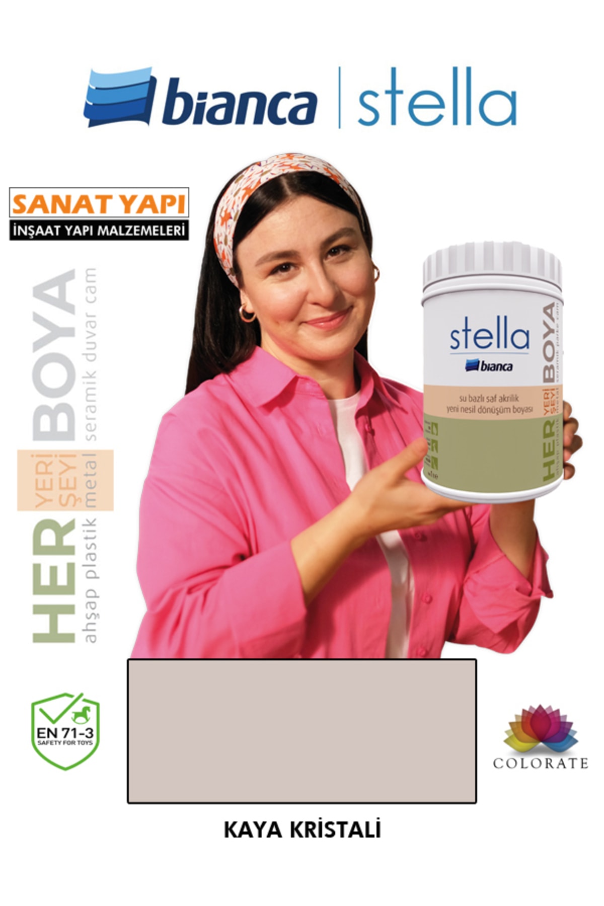 Stella Water Based Acrylic Paint Colorful