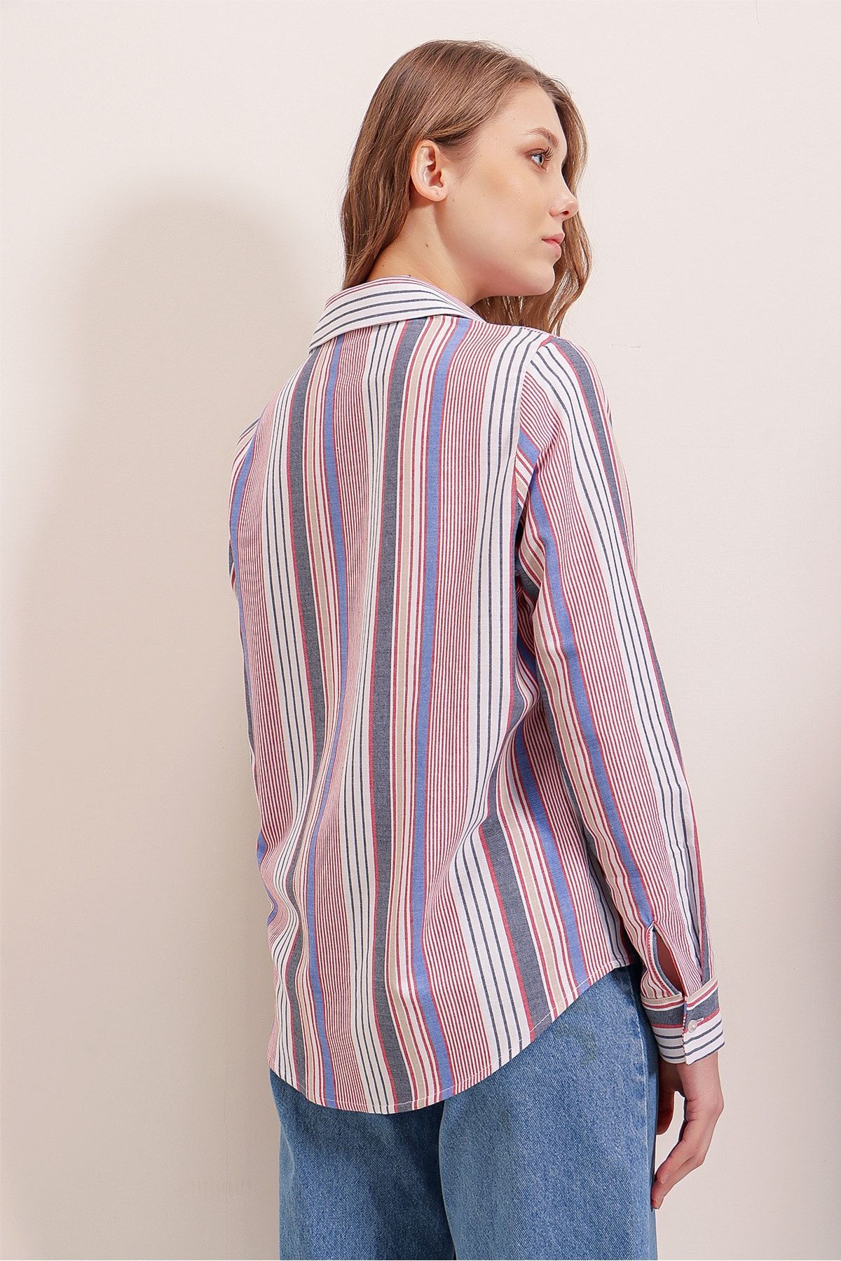 Pattaya-Women's Striped Shirt P22s201-2665 6