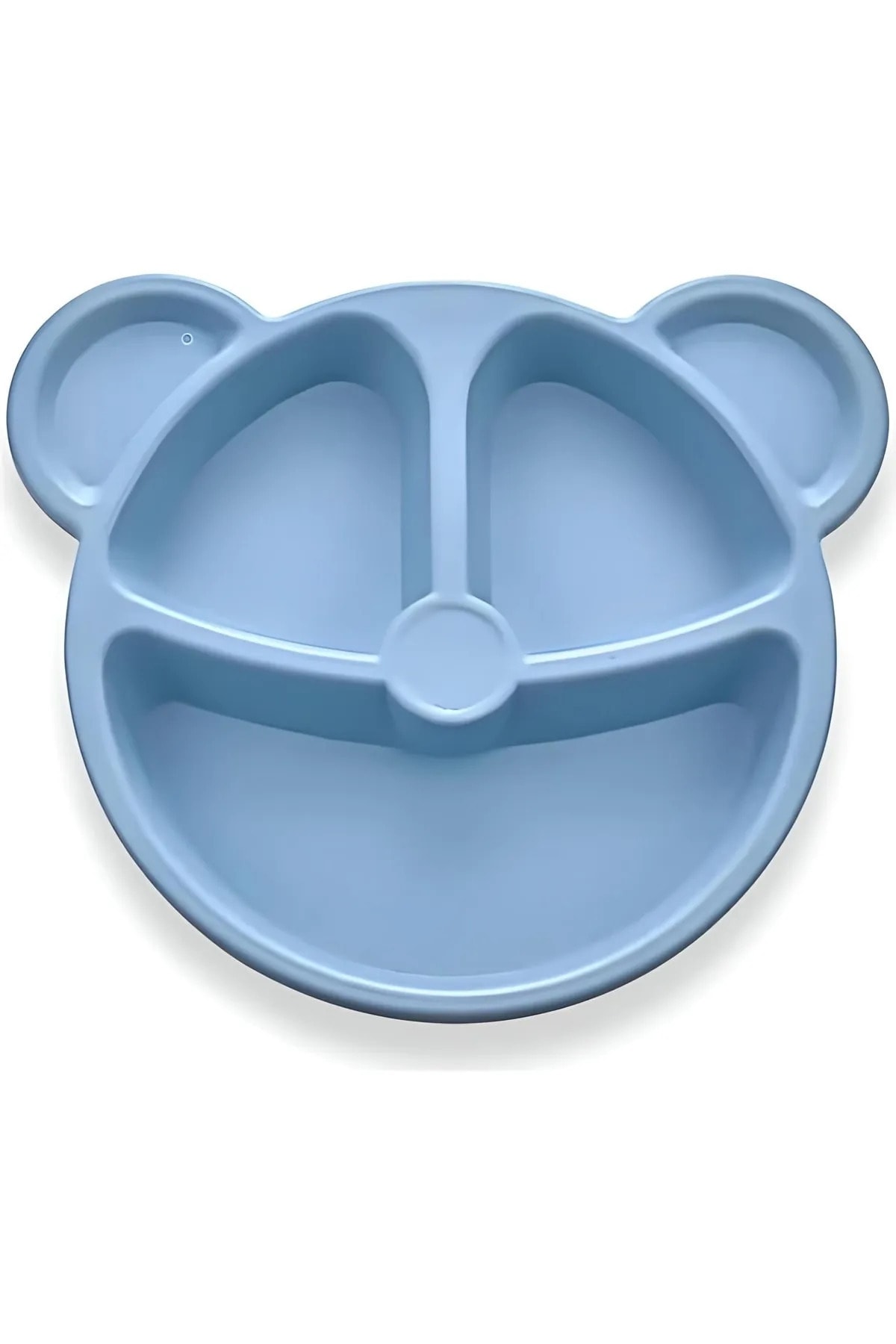 MorPort Bebek 3 Parça Tavşan Figürlü Çocuk Çatal Kaşık Ve Mama Tabağıseti Bebek Tabak Çatal Kaşık Seti fotoğrafı 2 (önizleme)