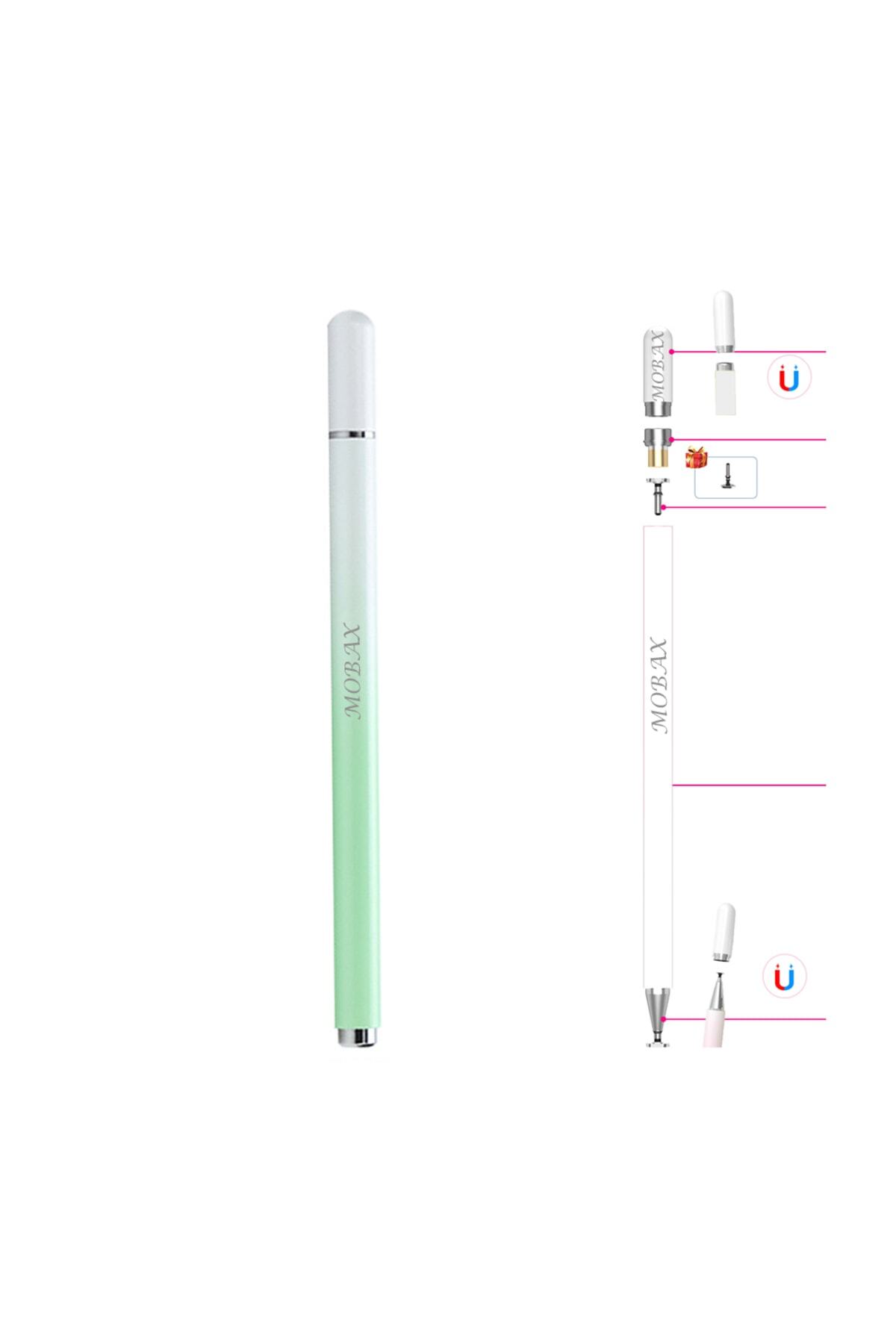 Touch Tablet Phone Pen +1 Replacement Tip Color Passive Stylus Computer Pen Green