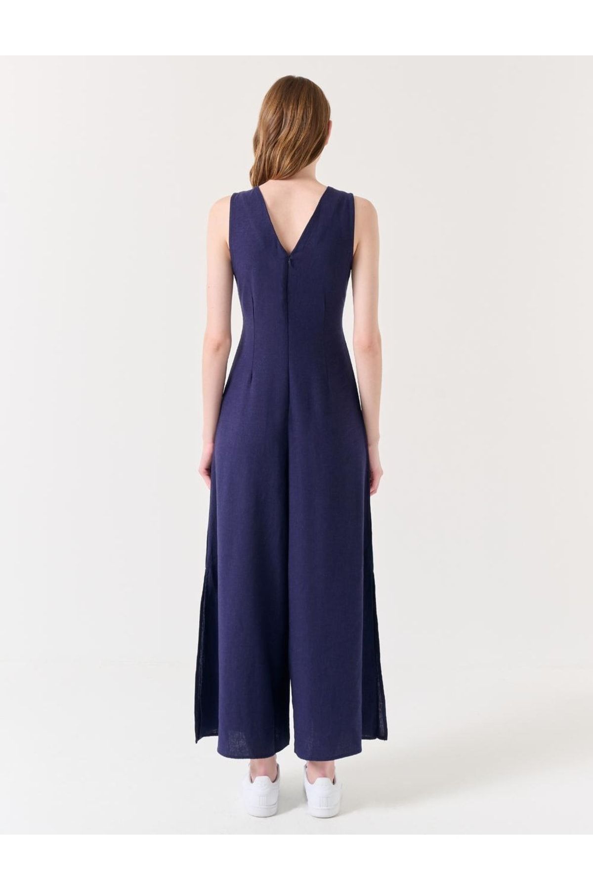 Jigsaw navy jumpsuit clearance