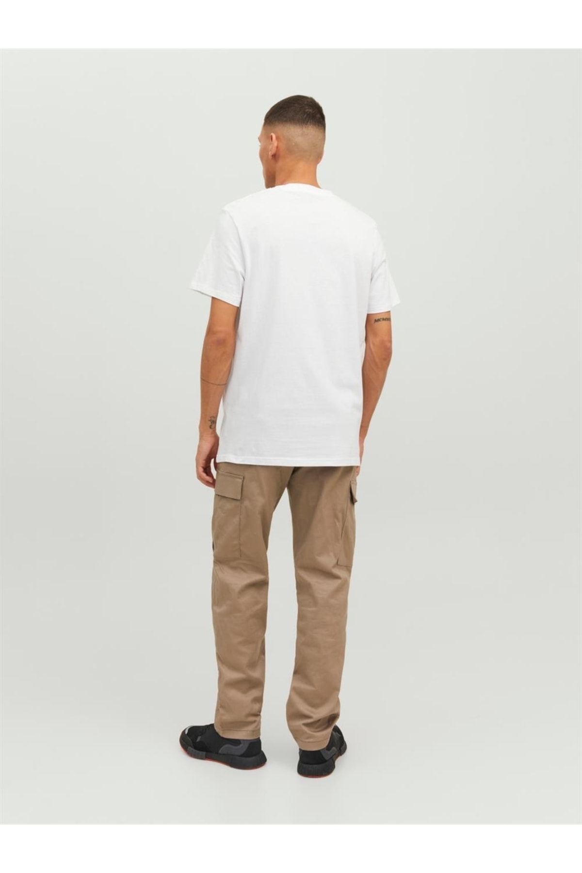 تیشرت مردانه سفید جک اند جونز | 12233600 اورجینال - تصویر 2