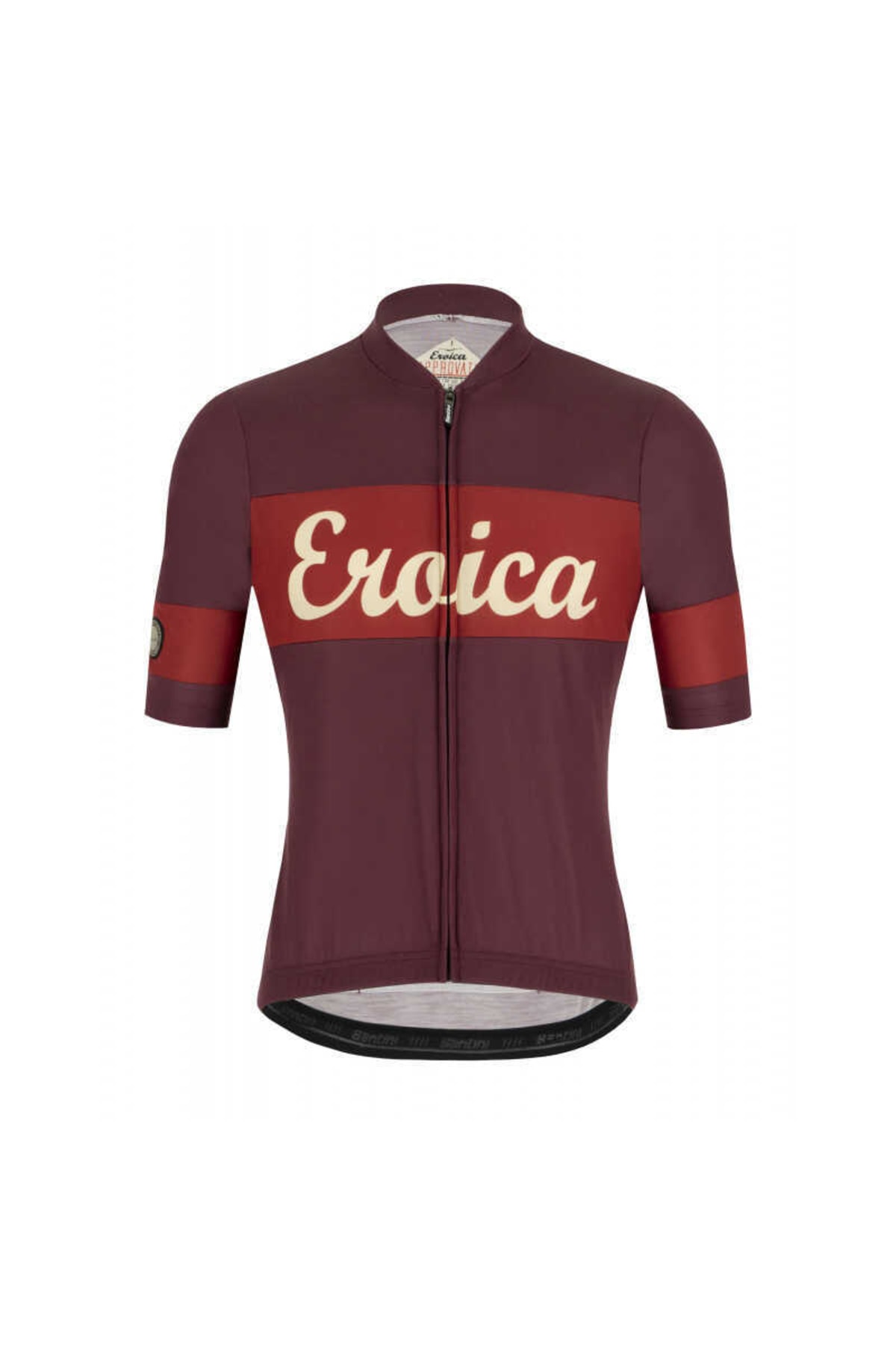 Santini-Ruby Wool Short Sleeve Jersey 1