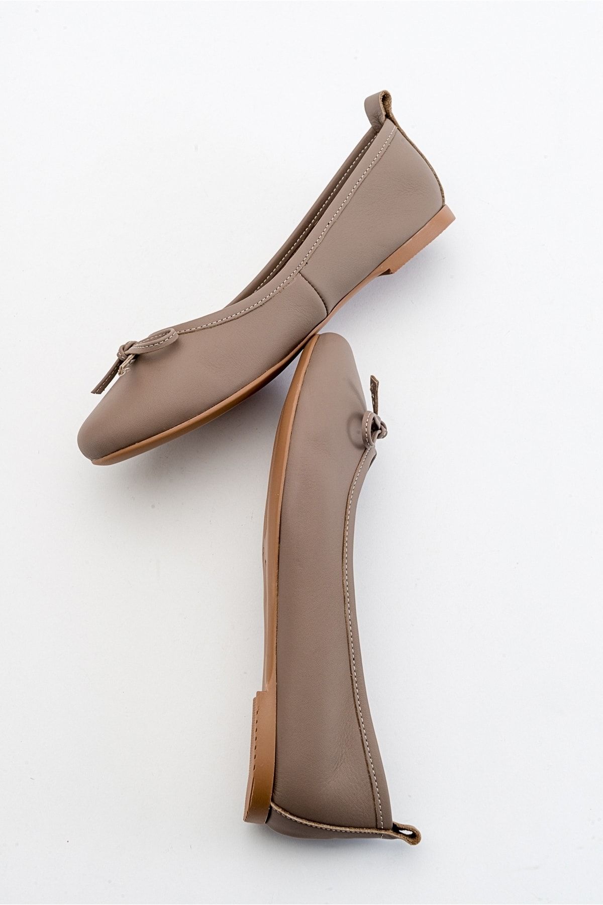 LuviShoes-01 Piele de piatră Pantofi de balet pentru femei, din piele naturală 4