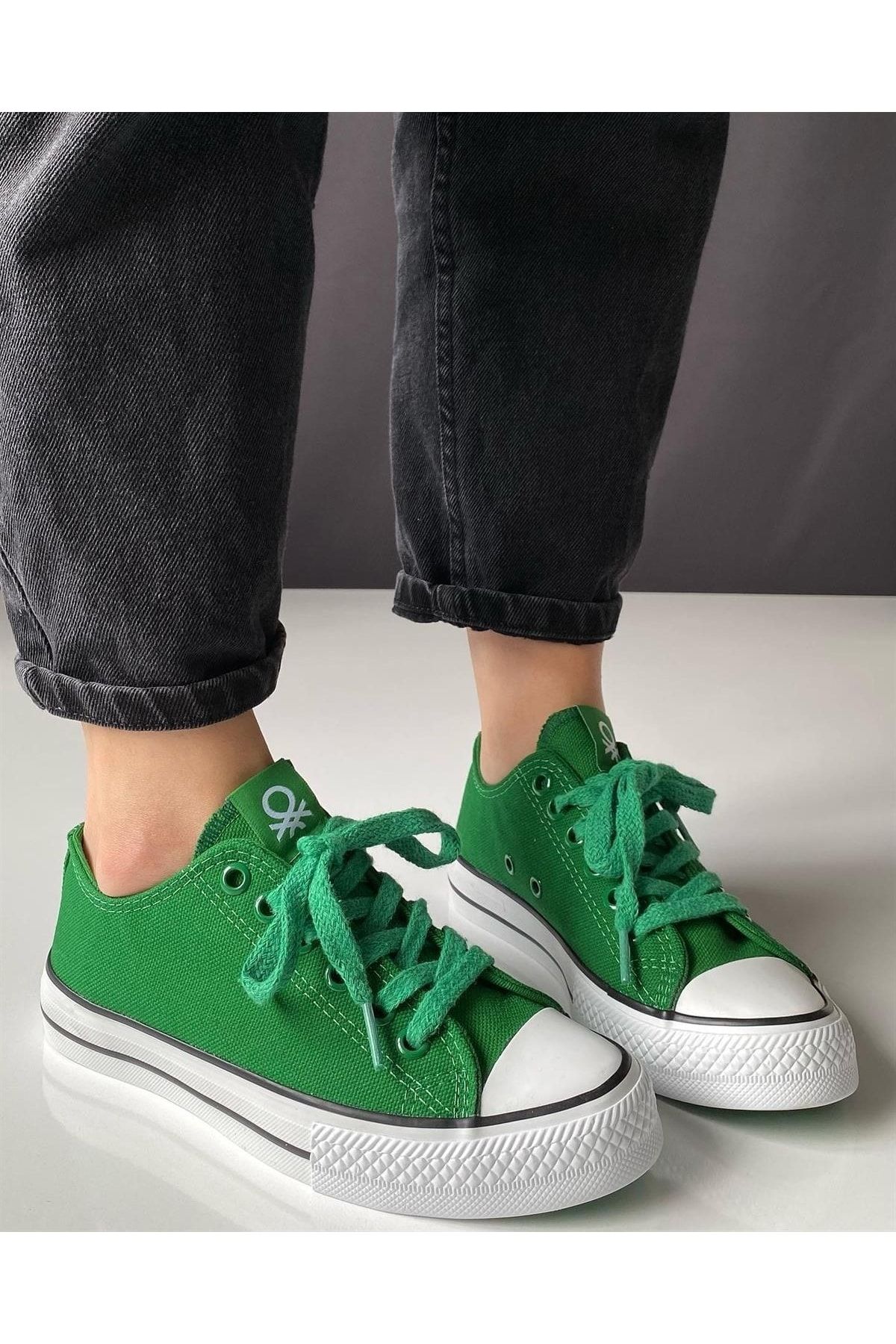 United colors of benetton green sneakers new arrivals