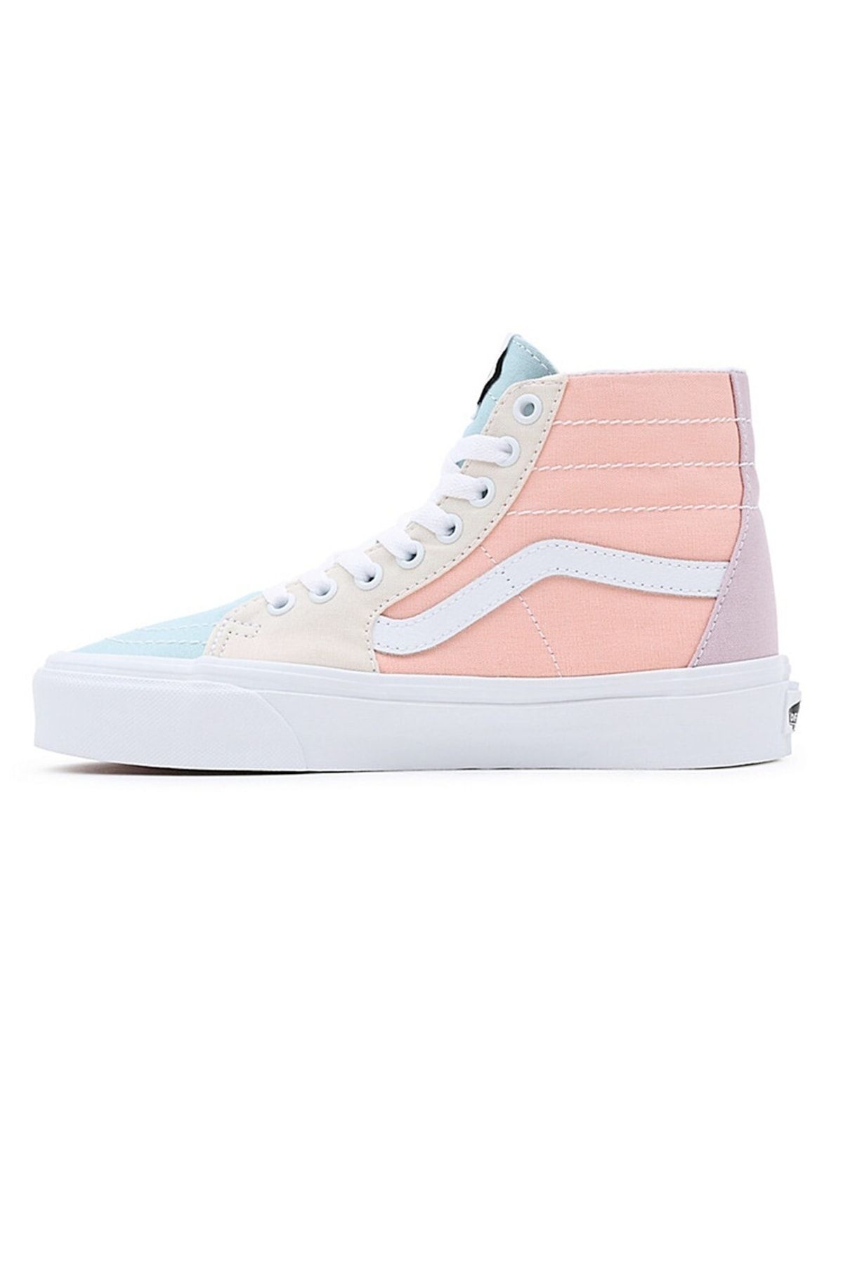 اسنیکر چند رنگ مردانه و زنانه UA SK8 Hi Tereed Block Multi True سفید کفش ورزشی Vans