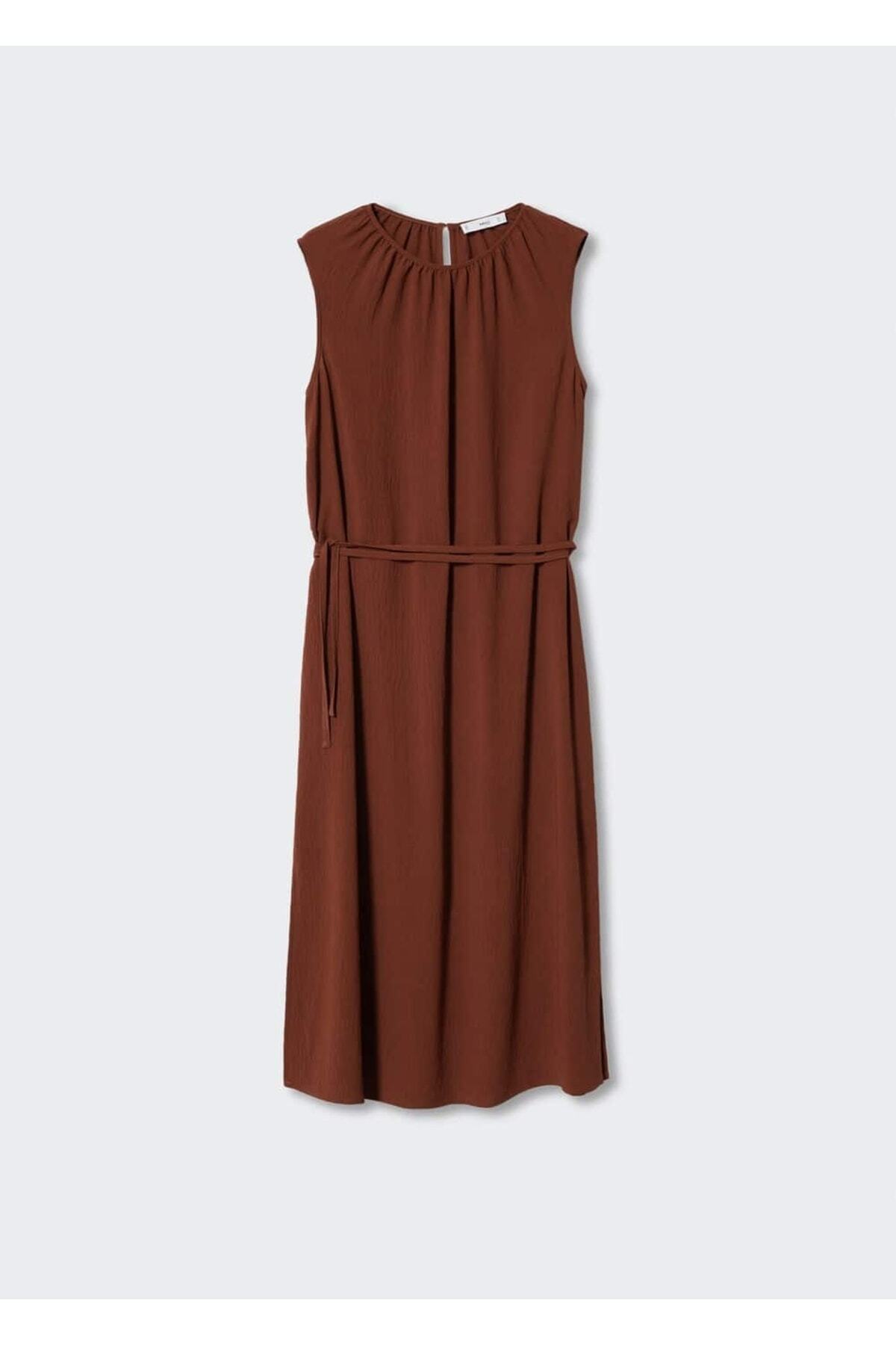 MANGO Woman-Rochie tesuta cu centura 3