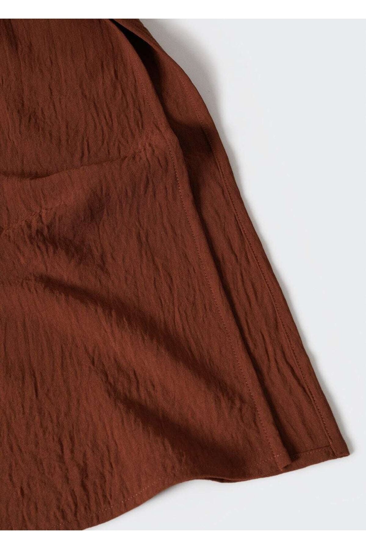 MANGO Woman-Rochie tesuta cu centura 6