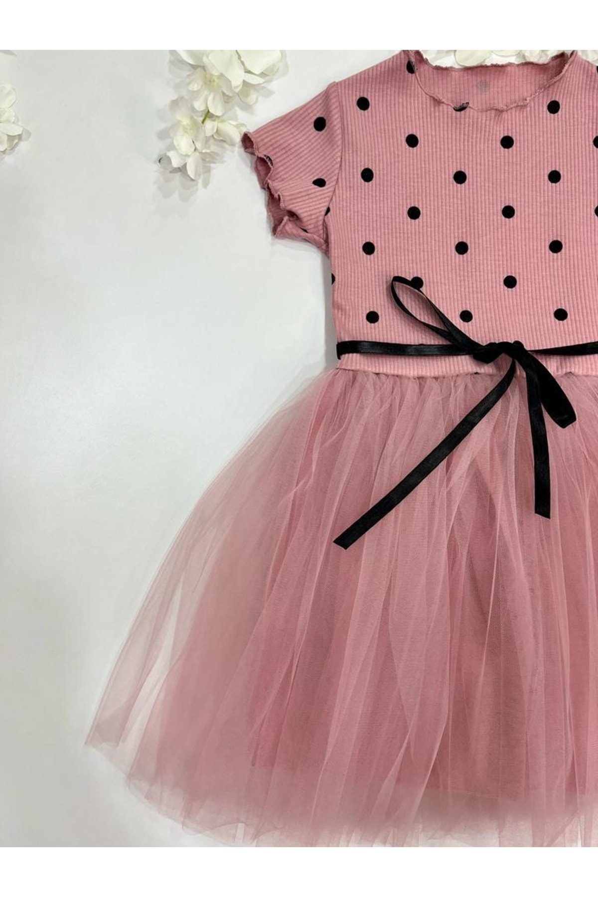 Girls Dress/ Polka Dot/Tutu Skirt Dress