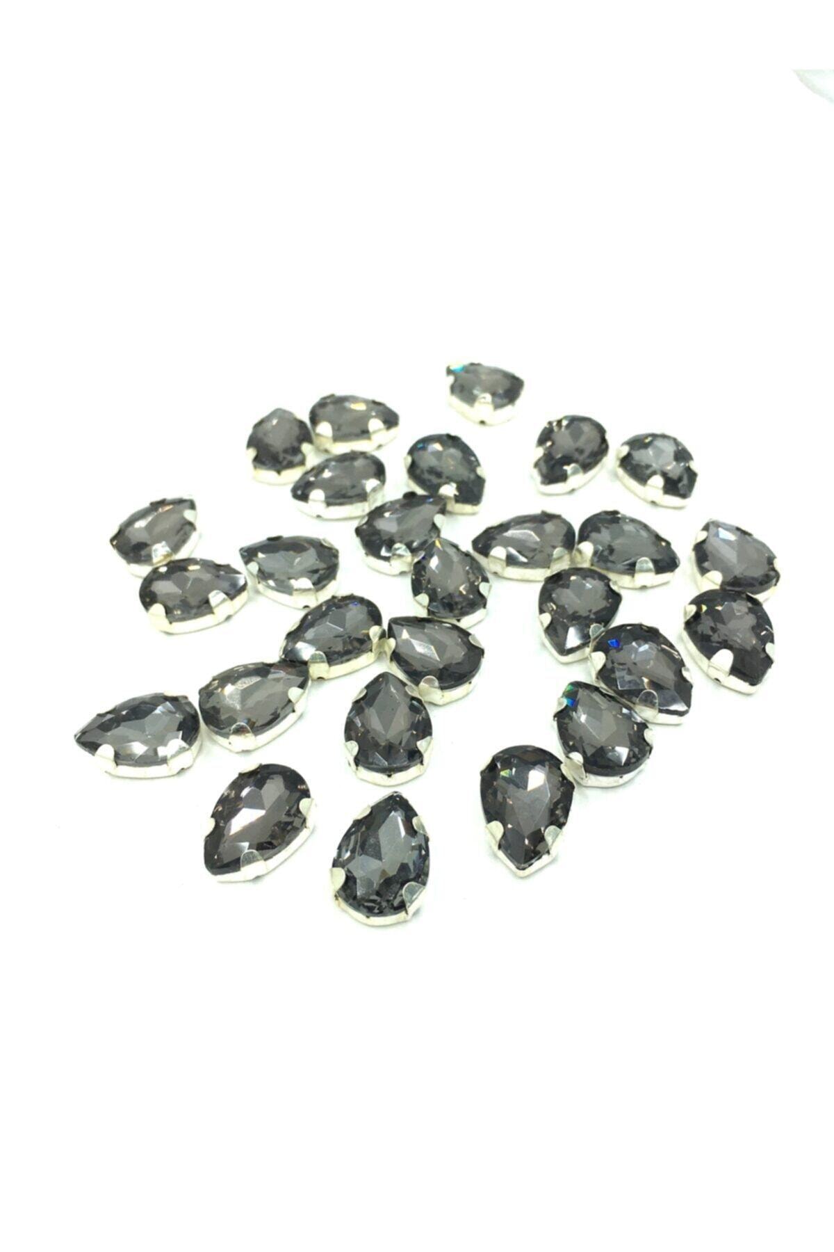 13x18 (1.8cm) Case Standing Drop Glass Stone Gray 10 pcs