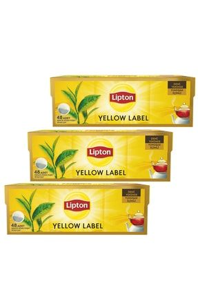Yellow Label Demlik Poşet Çay 48 X 3,2 gr. Üçlü Set UNI70006868-3