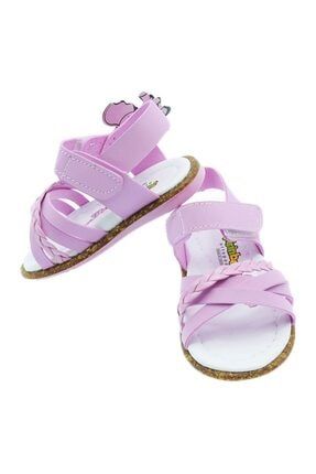 Kız Bebek Çift Bantlı Ortopedik Sandalet ST00881