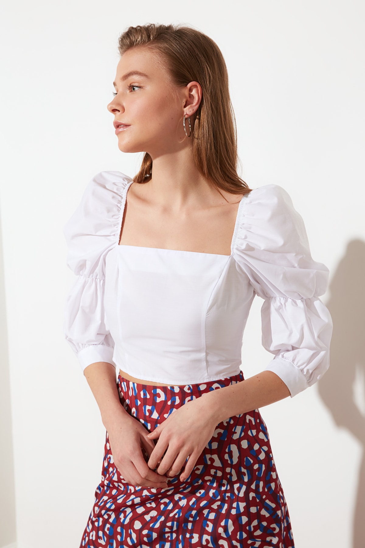 Trendyol Collection Blouse - White - Fitted