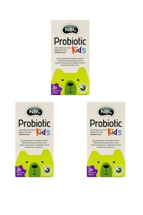 Probiotic Kids 30 Çiğneme Tableti 3'lü NBLTEK3LÜ