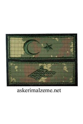 Combat Tişört Türk Bayrağı Ve Kurt Başı Arma, Patch, Peç Model Cırtlı(ikili Takım) PATCH-VP238