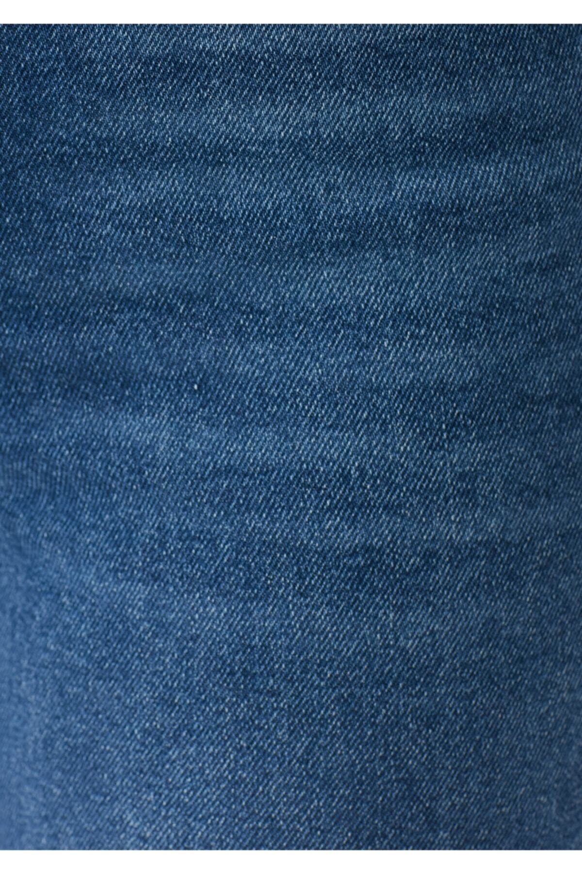 Terranova  Ella A.c.a.i.p 90s Mavi Renk Extra Yüksek Bel Solmaz Skinny Jeans (TOPARLAYICI) - Görsel 7