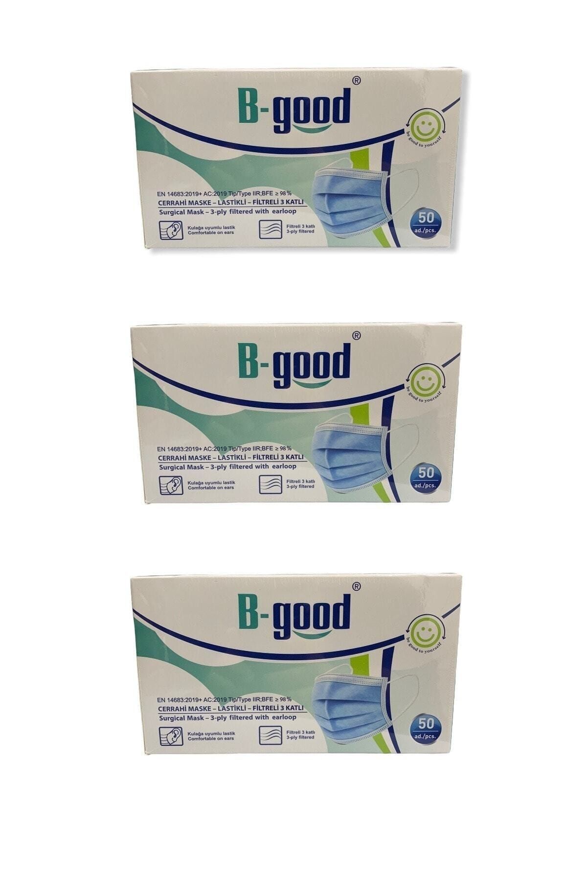 b good 3 katli dokme telli cerrahi maske 50li 3 kutu fiyati yorumlari trendyol