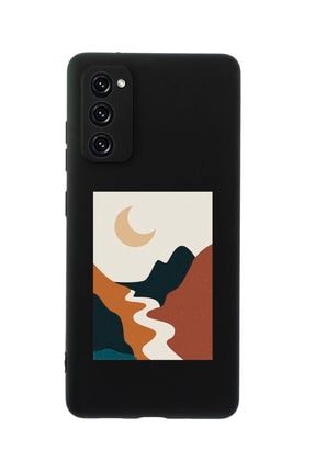 Samsung S20 Fe Landscape Art Premium Silikonlu Siyah Telefon Kılıfı MCSAMS20FLLNDA