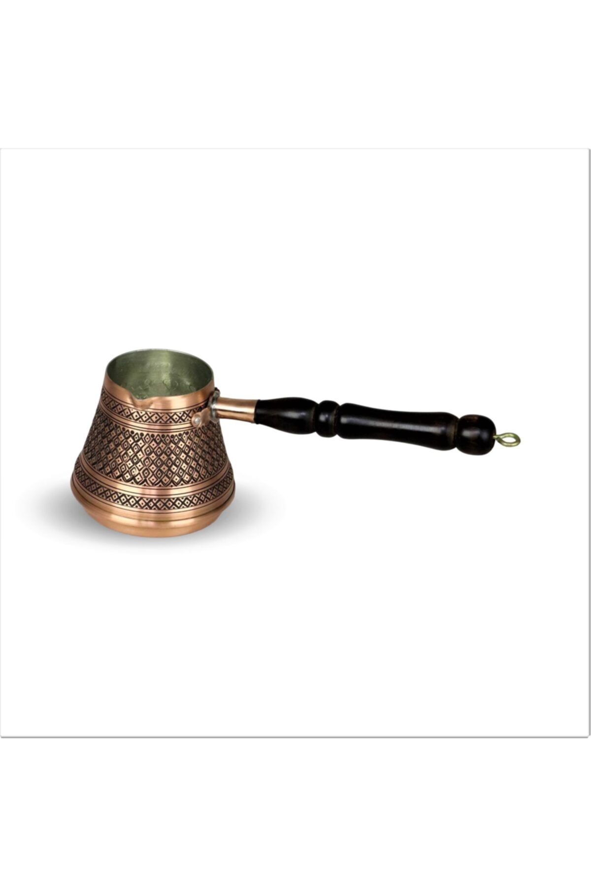 MORYA-Wooden Handle Chisel Processing Copper Coffee Pot 3 Cup Holder 1