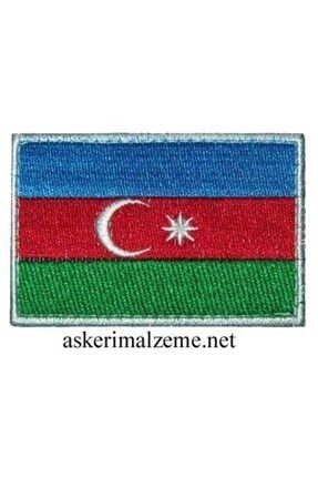Azerbeycan Bayrağı Arması Patch, Peç Model Cırtlı PATCH-VP225