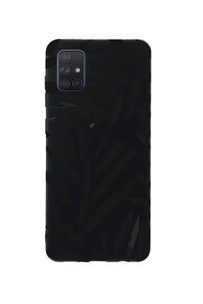 Samsung A71 Fırça Darbeleri Premium Silikonlu Siyah Telefon Kılıfı MCSAMA71LFDAR