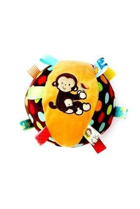 Çıngıraklı Topum Maymun Peluş Oyuncak TX1052A7ED386