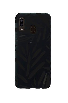 Samsung A30 Fırça Darbeleri Premium Silikonlu Siyah Telefon Kılıfı MCSAM30LFDAR