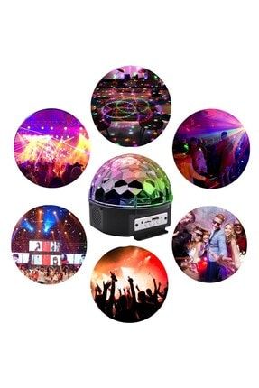 Sese Duyarlı Kumandalı Bluetoothlu Led Küre Disko Topu Renkli Işıklı Lazer RoseRoi-1546628-8283