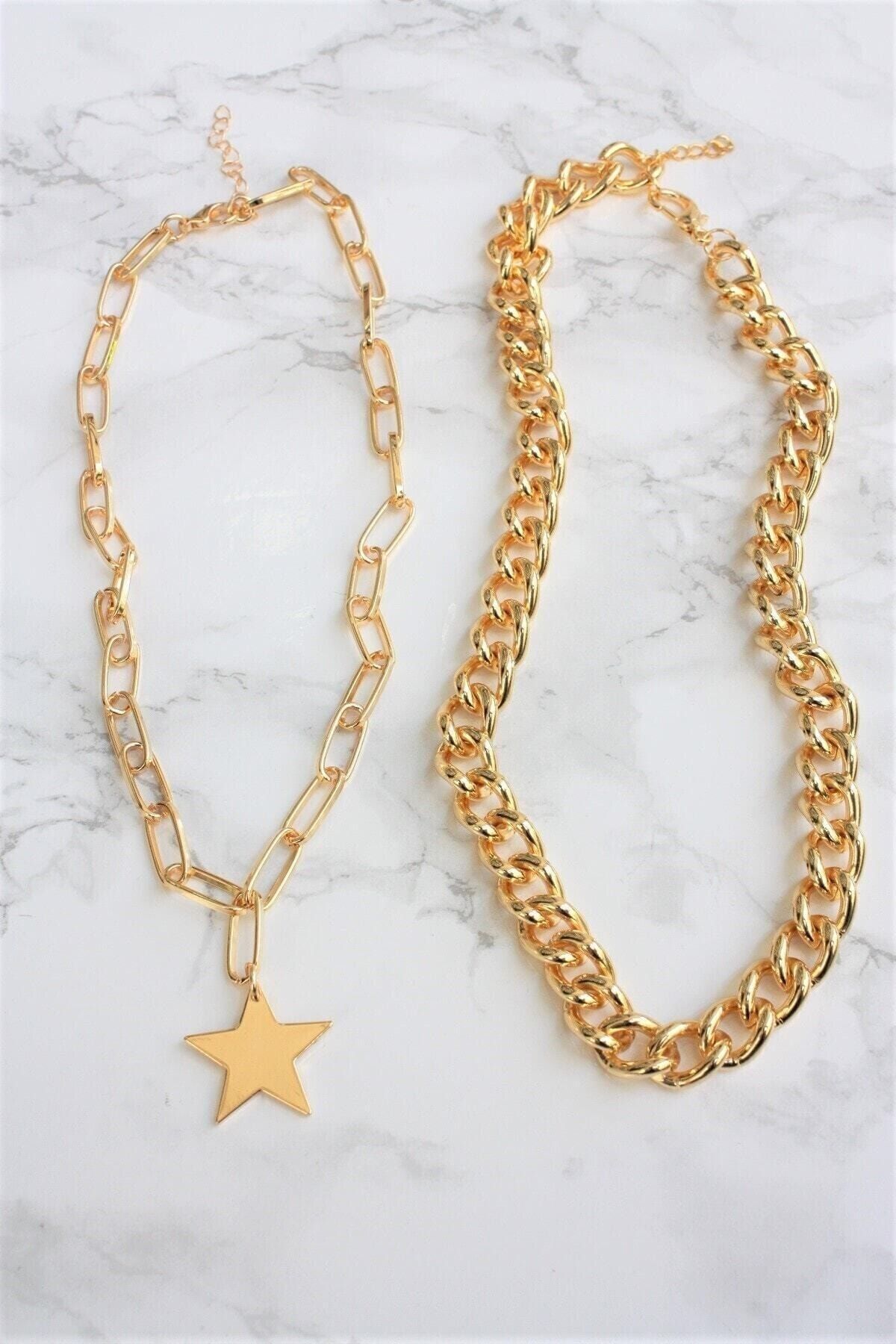 Gold necklace accessories new arrivals