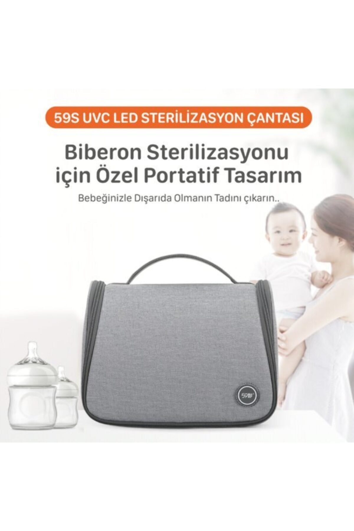 59s P11 Ultraviyole (UVC) Çok Fonksiyonlu Sterilizasyon Çantası fotoğrafı 4 (önizleme)