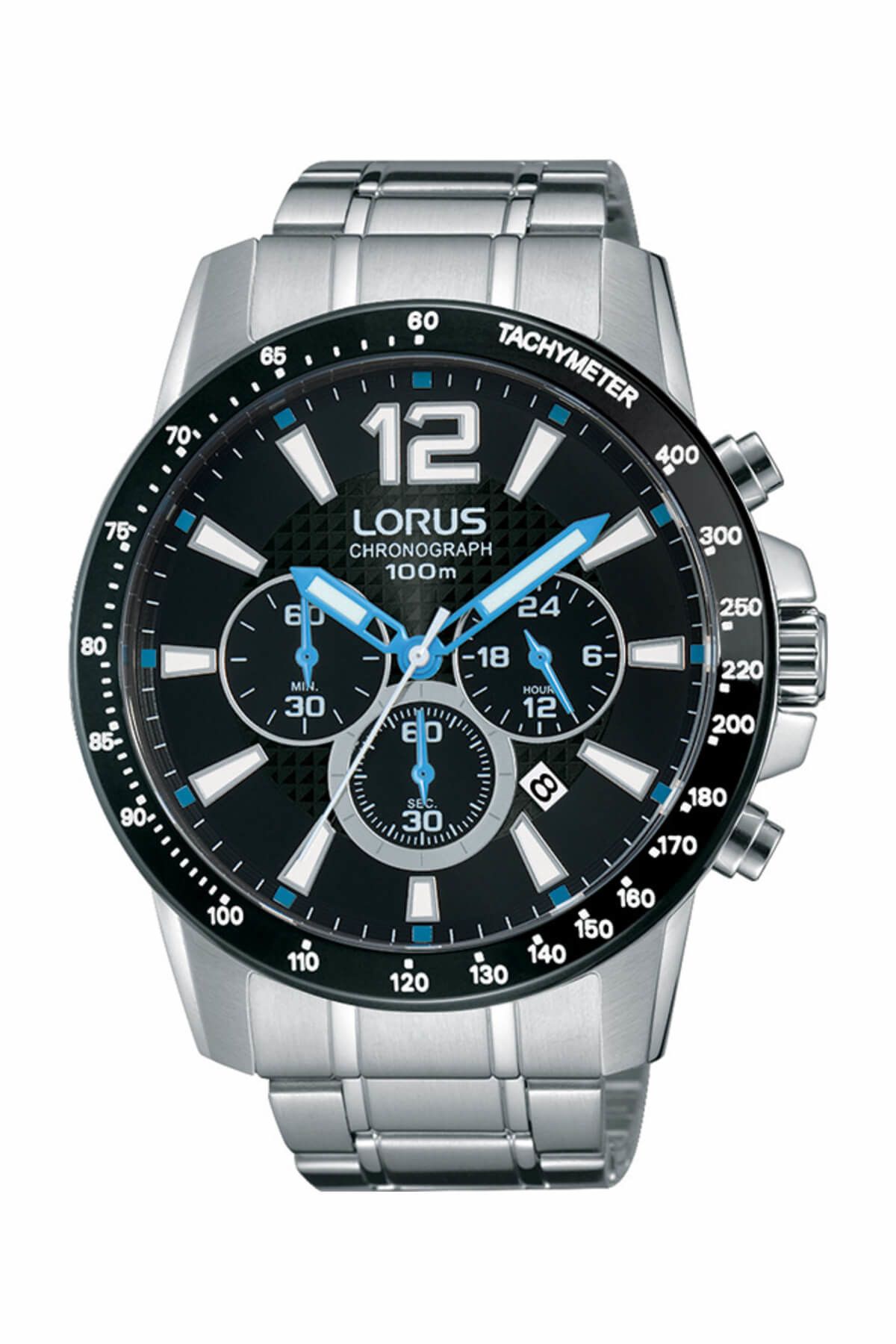 Lorus watch sales chronograph 100m