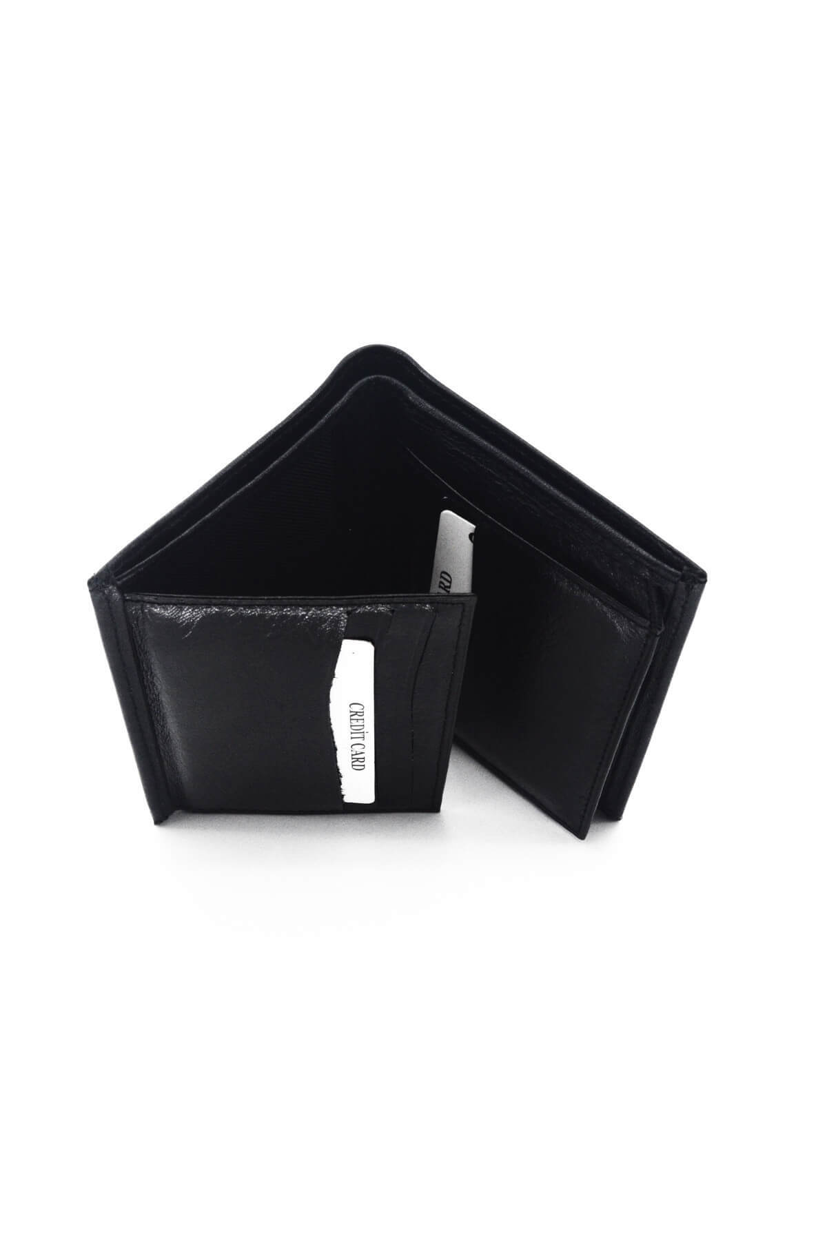 LABALABA-Men's Black Leather Wallet 3