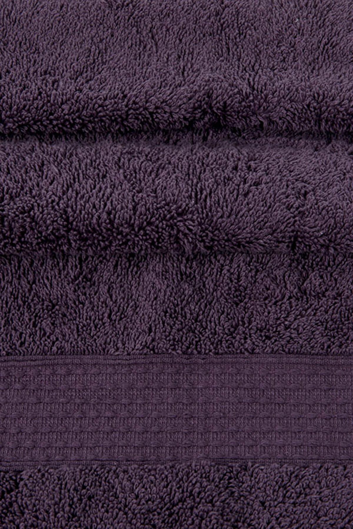 English Home-Pure Basic Face Towel 50x90 Cm Dark Purple 3