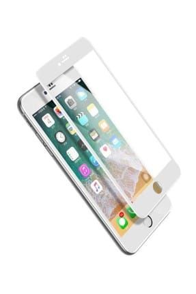 iPhone 7 / 8 Edge Ekran Koruyucu Beyaz Cam 1318