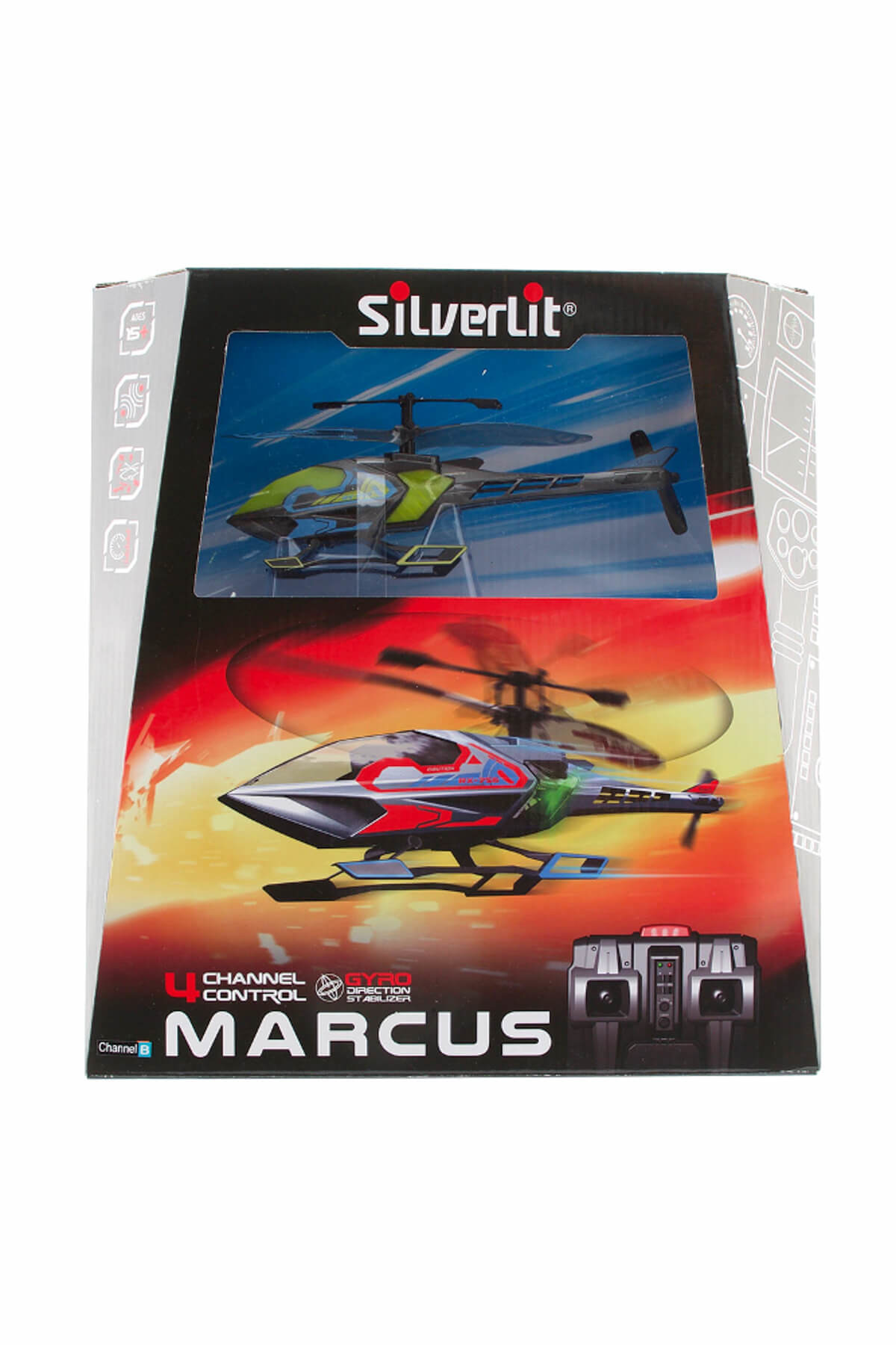 Cesare Paciotti Silverlit Marcus U.K Helikopter 4Ch Gyro Yeşil /