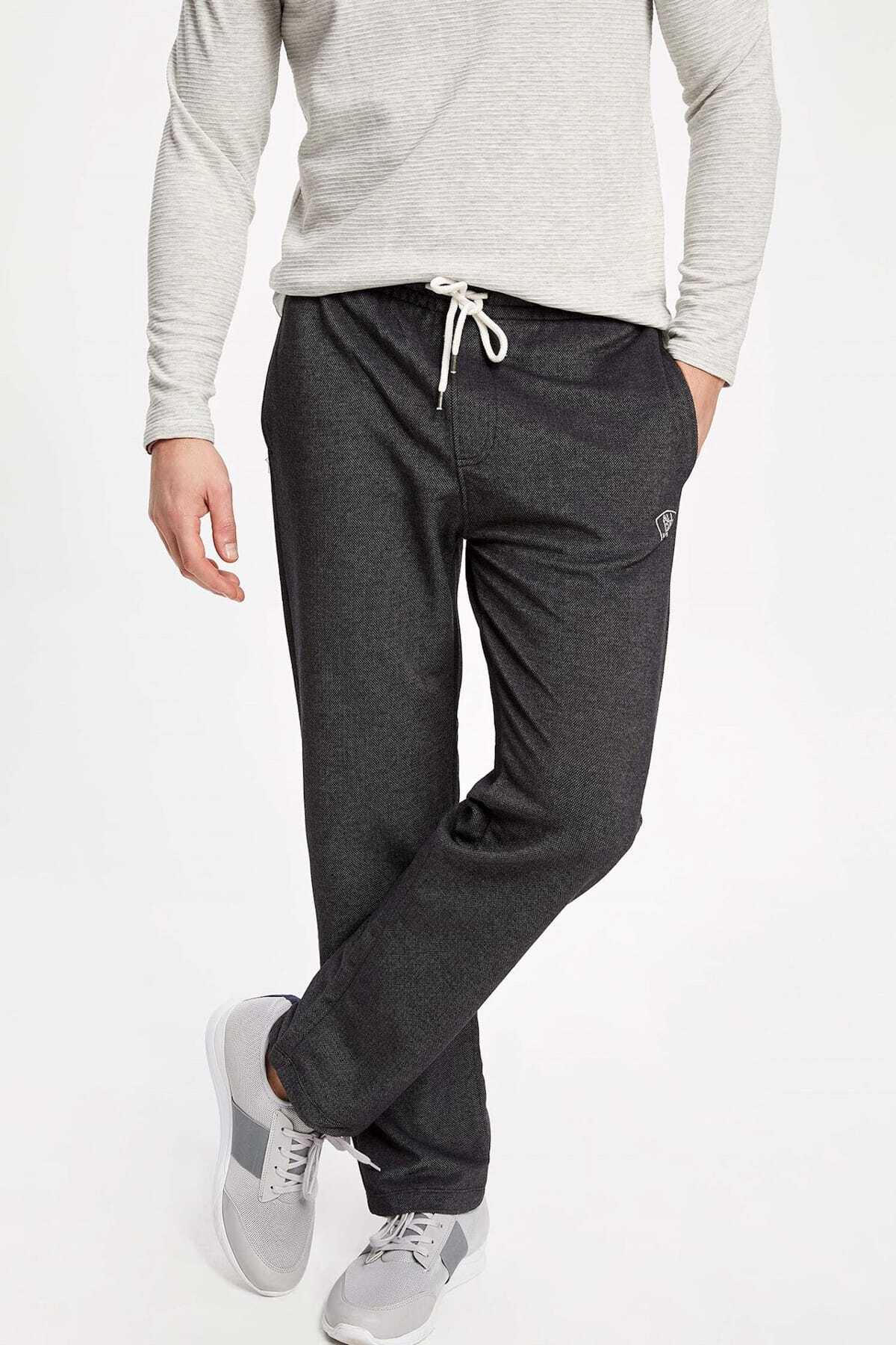 DeFacto-Pantaloni de trening cu talie elastică pentru bărbați K6595AZ.19SP.AR94 2