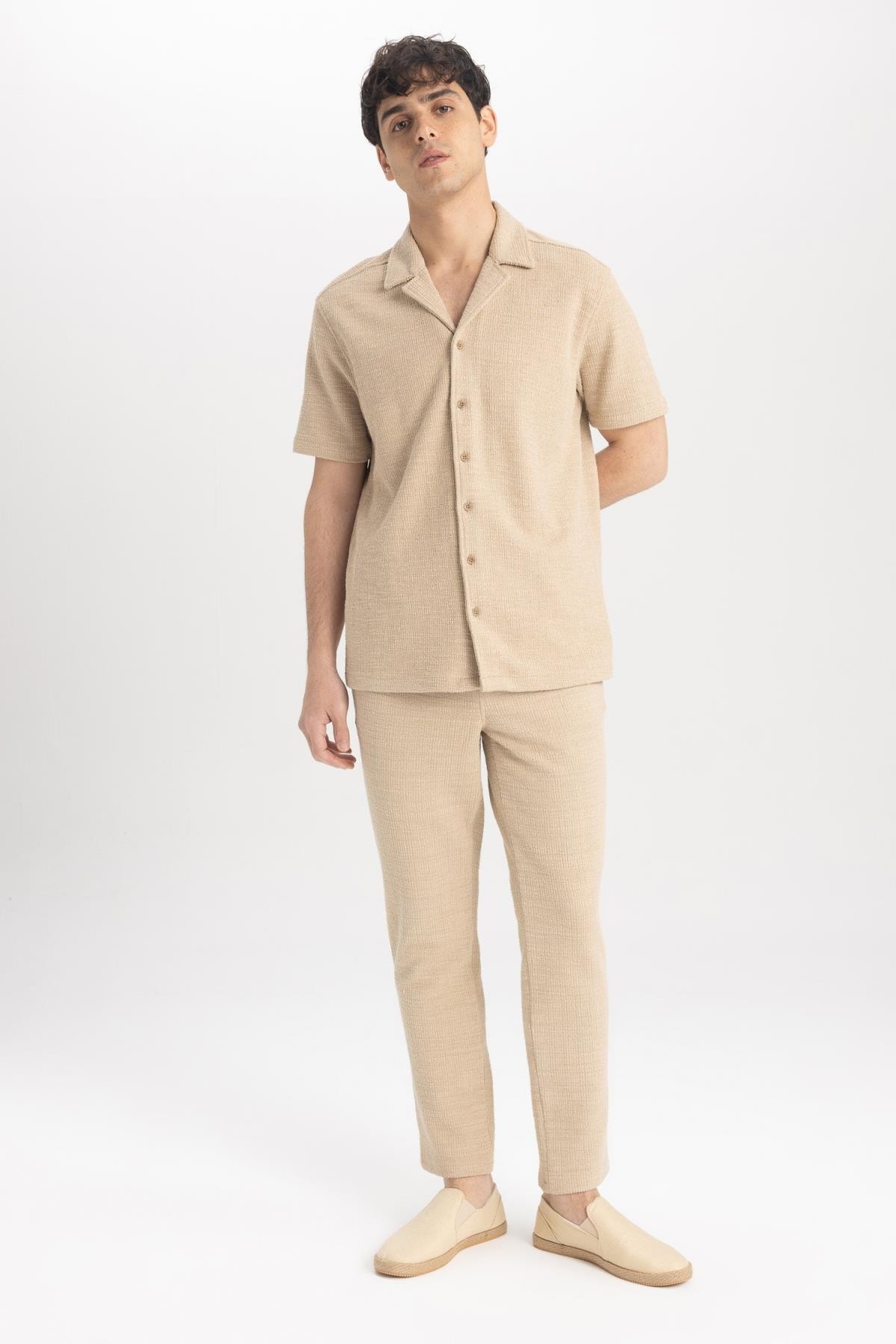 DeFacto Hose Beige Relaxed